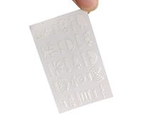 Waterproof Vehicle Interior Switches Adhesive Stickers Sheet PVC Decals Decorative Film for Window Control Button Cover Small Car Sticker