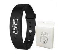 Waterproof Vibrating Alarm Reminder Watch, Silent Vibrating Alarm Wristband Temperature Measurement 10 Vibration Alarms, 3x Daily Temperature Monitoring for Hearing Impaired Deaf Heavy Sleepers