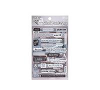 Waterproof Vintage PET Handwriting Sticker Retro Lettering Decal for Personalizing Your Planner and Craft Projects Decorative Decal