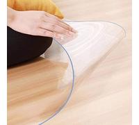 Waterproof Vinyl Floor Protector Mat, 2mm Thick Area Rug Runner for Hardwood/Tiles, Extra Long Hallway Carpet Protector, 80/100/120cm Wide, Durable & Easy to Clean