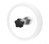 Waterproof Vinyl Record Cleaner Tool, Vinyl Record Cleaner Clip Tool Silicone Protective Case With Airtight Chamber For Home(clear)