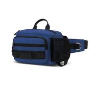 Waterproof Waist Bag, Multi-pocket Fanny Pack with Bottle Holder, Dark Blue | Adjustable Strap, Ergonomic Design, Lightweight Fabric, Large Capacity, Quick Access Storage, Comfortable Outdoor Gear