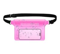 Waterproof Waist Bag | Waterproof Bag with Adjustable Waist Strap - Protective Dry Bag for Mobile Phone Passport Documents in Water Activities such as Navigation Swimming Diving, pink, Consulte la