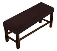 Waterproof Washable Dining Bench Cover, Removable Elastic Slipcover, Stretch Polyester Spandex, Fits 160-180cm Benches, & Stylish Furniture Protector