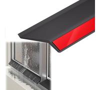 Waterproof Weather Stripping - Self-Adhesive Rain Deflector for Windows and Doors, Rubber Drip Guard Strip - Outdoor Rain Protection (W4.5 x L500cm)