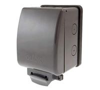 Click OA035AG Weatherproof IP66 1G 13A DP Switched Socket
