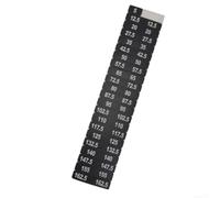 Waterproof Weight Plate Stickers 5-162.5kg for durable Waterproof | Black color scheme, bold fonts, quick weight ID, 5-162.5kg range, improves training efficiency