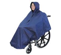 Waterproof wheelchair mac cape poncho with hood