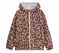 Waterproof windbreaker Bastille Leopard Recycled fibers Brown 2 years