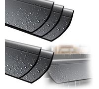 Waterproof Window Drip Guard Strips Self Adhesive Rubber Rain Deflector for Sliding & Casement Windows 2 Pack Ultimate Water Retention Solution for Home Protection