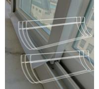 Waterproof Window Seal Strip, 300cm Cuttable Rubber Rain Guard for Doors & Windows, Effective Drip Cap & Weather Protection