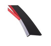 Waterproof Window Weather Bar, Black Self-Adhesive Rubber Seal Strip for Window and Sliding Door Multiple Sizes(5.5cm,3m(9.8ft))