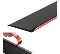 Waterproof Window Weather Bar, Self-Adhesive Rubber Weather Stripping for Windows Doors Black Multiple Sizes(4.5cm,3.5m(11.4ft))