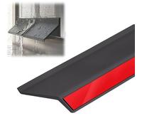 Waterproof Window Weather Bar, Self Adhesive Window Edge Water Retaining Strip Black Multiple Sizes(4.5cm,5m(16.4ft))