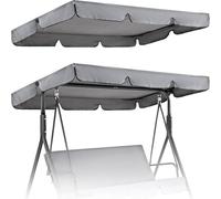 Waterproof Windproof Anti-UV Replacement Swing Canopy - Durable 2 & 3 Seater Garden Swing Seat Cover for Patio Porch Garden Outdoor