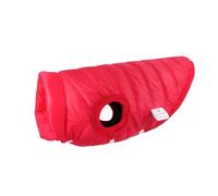 Waterproof Windproof Warm Dog Jacket With Button Design Lightweight Shiba Inu Chihuahua Schnauzer Poodle Clothing Coat,Red,XL