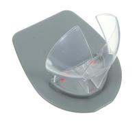 Waterproof Wine Cup Stand with Silicone Corner-fit Design for Bath | Wall-mount Holder, Smooth round Profile, Shock Absorption, for Goblet and Flute Use at Home