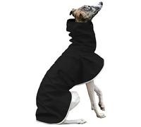 Waterproof Winter Dog Jacket For Greyhounds, Dog Cold Weather Coat With Fleece Lining, Adjustable Warm Dog Clothes Lightweight Outdoor Pet Apparel For Italian Greyhound(Black,3XL)