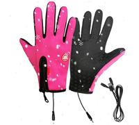 Waterproof Winter Mittens - Cold Weather Heated Mittens | Screen Touch Usb Heated Gloves, Windproof Glove, Unisex Adjustable Mitten, Cold Weather Mitten For Fishing, Adventure