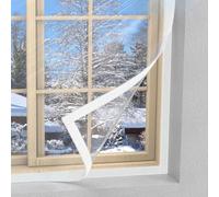 Waterproof Winter Window Insulation Curtains Made of PE Transparent Material for Attic and Home Heat Retention (140 * 160cm)