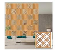 Waterproof Wood Plastic Room Divider Panels - DIY Suspended Partition Screen for Bedroom, Dining, Hotel Decor - 2 Style Options