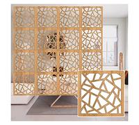Waterproof Wood Plastic Room DividerHanging Partition Screen for Study Hotel Reception DIY Decoration - No Discoloration