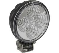 Waterproof Work Light & Mounting Bracket -12W SMD LED - 80mm Round Flash Torch