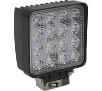 Waterproof Work Light & Mounting Bracket -48W Smd Led - 108mm Square Flash Torch