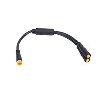 Waterproof Y Splitter 1T2 Cable with 3 Pin Connector for Bafang BBS01 BBS02 BBSHD Shift Sensor Brake, Nylon Extension Cable for E - Bike Gear and Brake Sensors