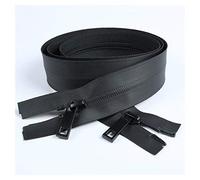 Waterproof Zip,Invisible Nylon Zippers, Invisible Zips,Open-Ended Zip,Closed End Zip Fasteners, Zipper, Waterproof Zippers Sports Wear Invisible #7 Zippers (Size : 80cm) (Size : 110cm Double Sliders)