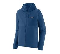 Waterproof zip-up hooded jacket Patagonia R1 Thermal Bleu XS