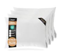 Waterproof Zippered Pillow Protectors 40 x 60 cm, Pack of 4, Bedbug proof