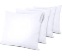 Waterproof Zippered Pillow Protectors 50 x 50 cm, Pack of 4, Bedbug proof