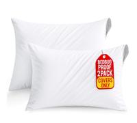 Waterproof Zippered Pillow Protectors 51 x 97 cm, Pack of 2, Bedbug proof