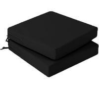 WaterproofBlack6Pack 35x35cm for Outdoor Fur & Benches Removable Covers Ideal for Patio Balcony & Kitchen t Set