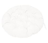 WaterproofCushion 40-180cm Overstuffed Round Chair Pad Removable Swing Seat for Garden & Terrace - White 140x140cm for Ultimate Comfort