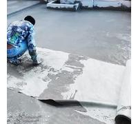 Waterproofing Membrane for Foundation Exterior, Waterproof Underlayment Builders Between Concrete Slabs for Garage Decks Warehouse, Water Barrier Roll(L 150FT/45.7M)