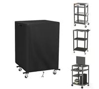 Waterproofs Oxford Fabric MediaCart Cover Dust Shield (61 * 46 * 102cm) | Oxford Fabric, Sun & Snow for proof, Full Dust Coverage, Drawstring Hem, Fits Rolling Trolleys, 61x46x102cm Or 71x46x102cm