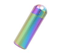 Waterproofs Pills Box Keychains Stainless Steels Pocket Pills Holder Keychains Light Weight Travel Case Bottles Pockets Pills Case Corrosions Resistance Light Weight