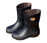 Waterproofshoes Work Shoes Rain Boots Unisex utility and Non-slip Rubber Boots Commuting in Rainy Days Gardening Hiking Light and comfortable 22 (Black, 6)