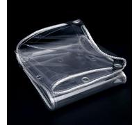 WaterproofTarpaulin 650g/m² 0.55mm with Eyelets - Ideal for Outdoor Tents Greenhouses Canopies Pet Houses & Gazebos (1.6 x 2m)