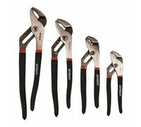 Amtech 4 Piece Water Pump Plier Set, Drop Forged Alloy Steel with Non-Slip Grips, Sizes 150 300 mm for Plumbing, Automotive & General DIY Applications
