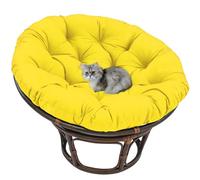 WaterResistant Garden Chair Cush 60x60cm Round Outdoor Chair Cushs Comfortable &Seat Pad for Patio Deck or Garden Use