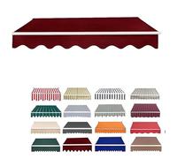 WaterResistant Polyester Replacement Canopy Fabric for Retractable Patio Aws 8.2x11.5FT/250x350CM Durable Outdoor Cover for Deck Balcony Yard shade Solution
