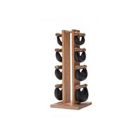 WaterRower NOHrD Swing Bells & Tower (2, 4, 6, 8 kg), Oak (Black Leather)