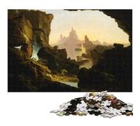 Waters of The Deluge 1000Piece Jigsaw Puzzle Impossible Jigsaw Puzzles for Adults for Home Decor Brain Training 1000 PCS(38x26cm)