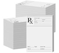 Watersay 20 Pack Prescription Pad for Doctor Pharmacist Rx Notepad 100 Sheets Doctor Prescription Paper Per Pad Pharmacist Memos for Office Working Gift