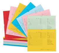Watersay 30 Pcs 9 x 12 in Vehicle Dealer Jackets for Car Sales 32lb Colored Printed Deal Envelopes Dealership Supplies File Jackets Automotive Folders for Car Dealerships (Colorful)