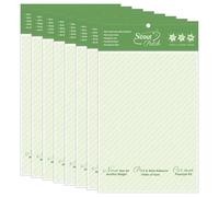 Watersay 8 Pack Scout Badges Patches Adhesive Cut to Fit Freestyle Double Sided Scout Patches Magic Adhesive Washable Stickers for Fabric Clothing, No Sew No Iron(Green)