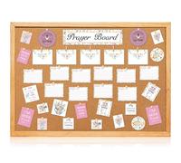 Watersay 80 Pcs Prayer Board Kit for Christian Gift for Floral Mother's Day Gift Pray for Envelope Set Bible Verse Quotes Prayer Board Supplies DIY Wall Art for Living Room Office(Not Including Board)
